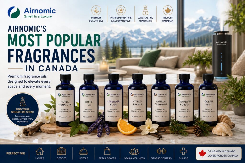 Airnomic's Most Popular Fragrances in Canada